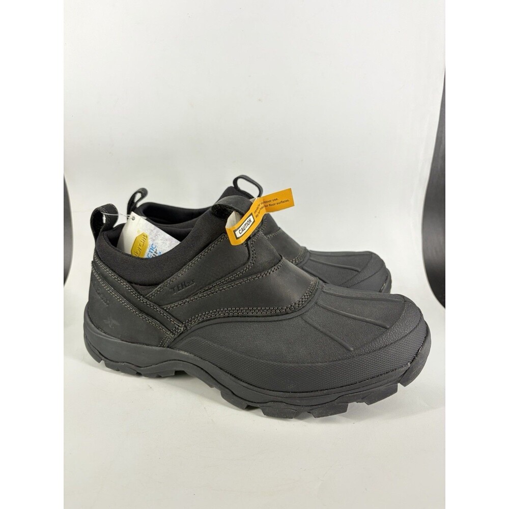 LL Bean Storm Chaser Tek 2.5 Duck Boots Mens 10 M Black Slip On Outdoor Winter